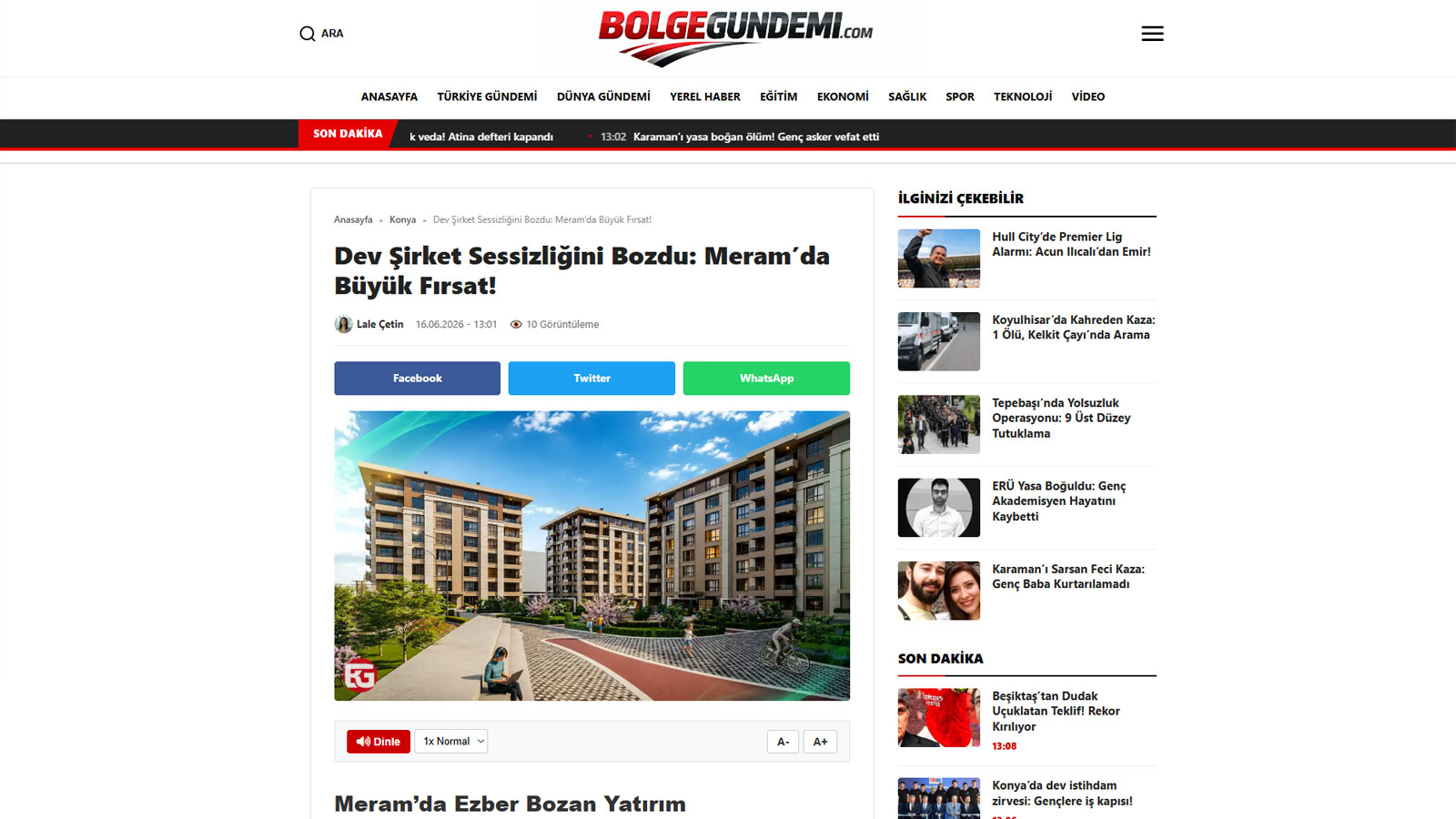 Adem Bulut İnşaat | Çeyrek Asırlık Tecrübe ve Güven - İnşaa ettiği binlerce yaşam çalışma alanı ve mutlu müşteriyle çeyrek asırdan beri şehrin lider konut vesanayi tesisi üreticisi.