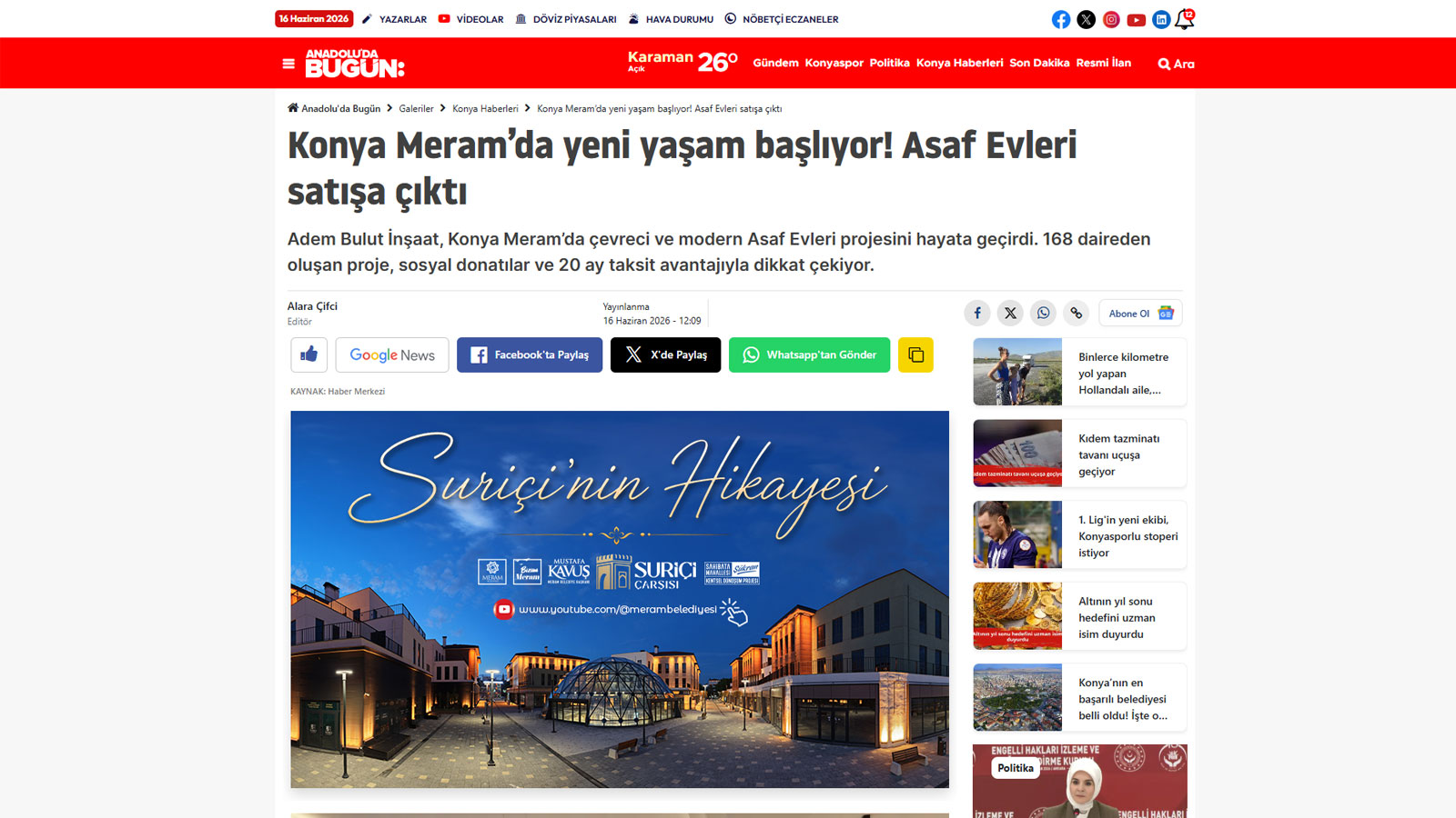 Adem Bulut İnşaat | Çeyrek Asırlık Tecrübe ve Güven - İnşaa ettiği binlerce yaşam çalışma alanı ve mutlu müşteriyle çeyrek asırdan beri şehrin lider konut vesanayi tesisi üreticisi.